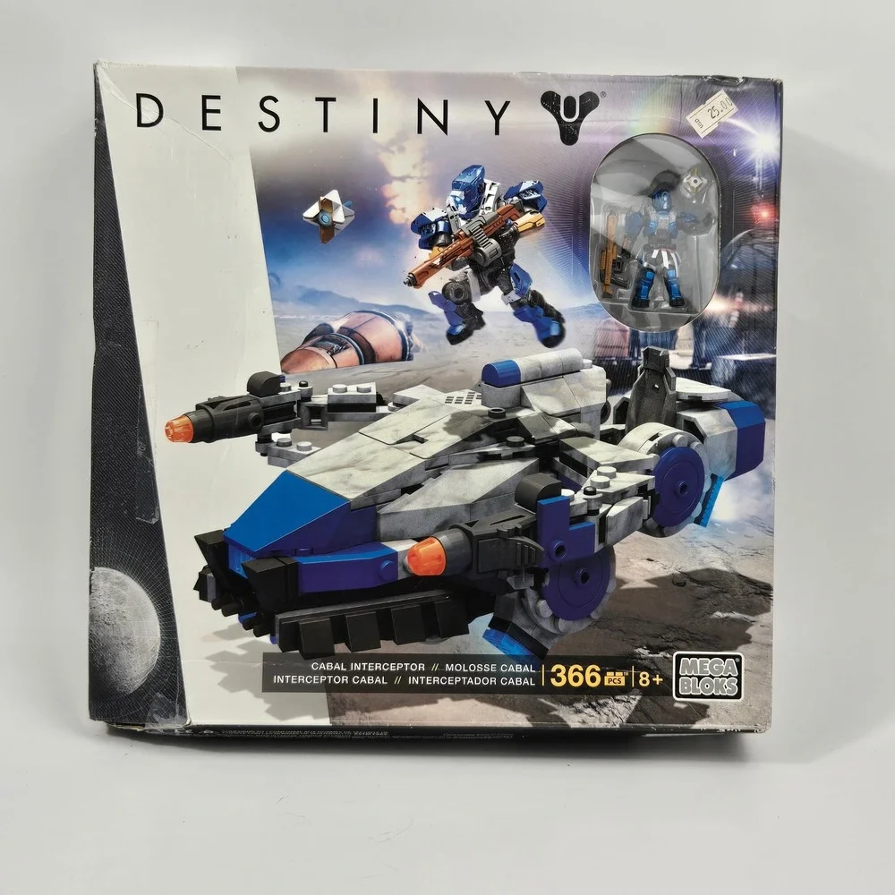 Mega Bloks Destiny Cabal Interceptor Set 366 Pcs NIB Sealed Fighter Ship 8+